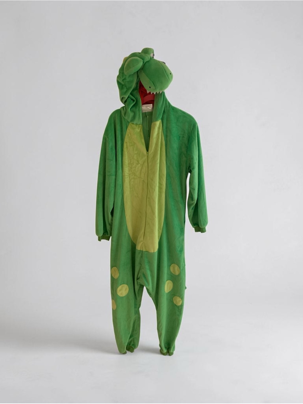 Unisex Green Dinosaur Costume Onesie